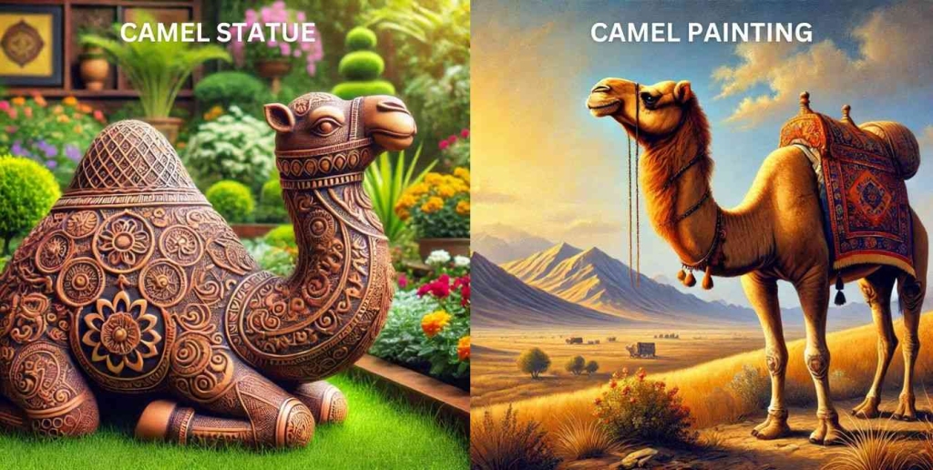 camel painting and statue vastu directions